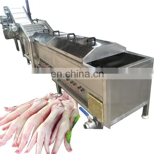 Poultry Slaughter Equipment Chicken Feet Paw Skin Peeling Cleaning Machine thumbnail-1