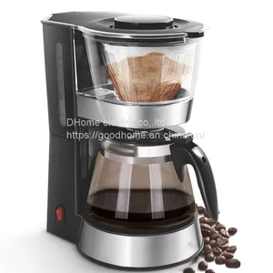 Coffee Maker Household Small 1.2L American Semi-automatic Coffee Maker Drip Style Tea Pot（Wechat:13510231336） thumbnail-1