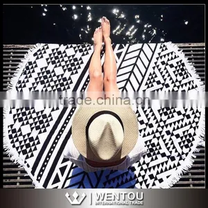 Bohemian Printed Round Beach Towel With Tassel Quality Choice thumbnail-2