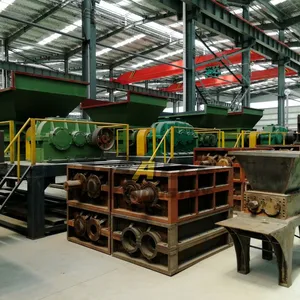 Industrial Double Shaft Scrap Metal Recycling Waste Car Shredder Aluminum Recycling Machine thumbnail-4