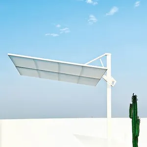 Square Parasol Foldable Umbrella Patio Umbrella Garden Villa Restaurant Creative Square Roman Umbrella thumbnail-1