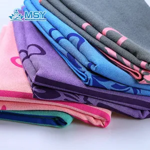 Beautiful Color Custom Mat Cover Tie Dye Hot Microfiber Non Slip Yoga Towel thumbnail-1