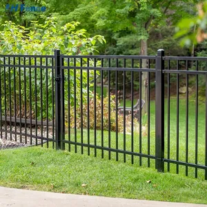 Durable WPC Galvanized Steel and Aluminum Fence Panel for Garden and Municipal Use thumbnail-5