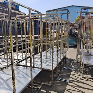 Standard-Compliant Metal Container Trolley for Warehouse Operations thumbnail-4