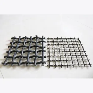 Customized Wear-resistant 65mn Steel Crimped Woven Wire Mesh Mine Sieve Vibrating Screen Mesh thumbnail-4