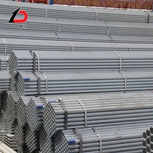 Customized Size Hot Dip Galvanized Round Steel Pipe / GI Pipe for Steel Structure thumbnail-5