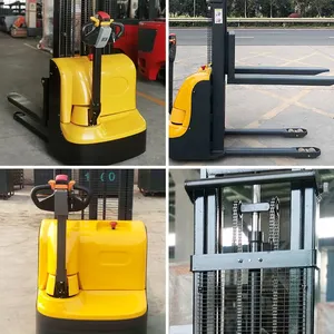 Electric Pallet Stacker for Warehouses 1 Ton/1.2 Ton/1.5 Ton Capacity 3m/3.5m Lifting Height Good Performance Restaurants thumbnail-5
