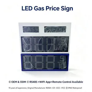 Weatherproof LED Fuel Price Sign for Outdoor Gas Stations Petrol Station Led Signs thumbnail-3