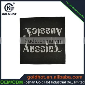 2015 Cheap Garment Labels and Tags, Brand Name 100% Polyester Fabric Woven Labels for Clothing thumbnail-3