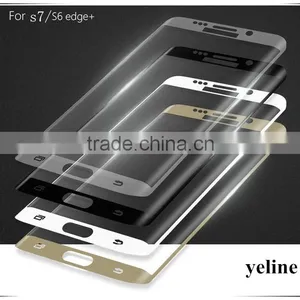3D Curved Crystal Tempered Glass Protector for Samsung Moblie Phone Galaxy s7 Edge thumbnail-1