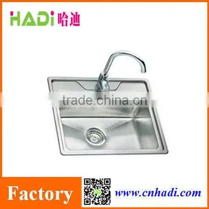 Large Bowl Stainless Steel Kitchen Corner Sink HD5449 thumbnail-1