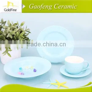 11" Purple Porcelain Elegant Dinner Plate Set thumbnail-6