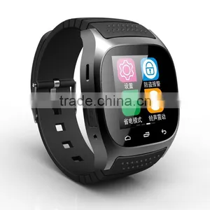 Blue M26 Bluetooth Smart Wrist Watch Phone Mate For IOS Android Samsung LG M26 Smartwatch Brand New Wearable Devices thumbnail-3