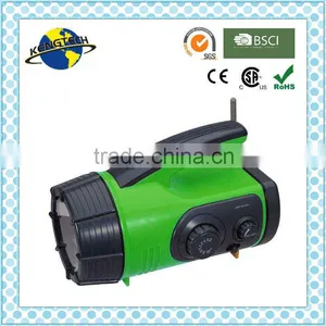 Emergency Radio Portable Torch Radio With Flashing Light thumbnail-1