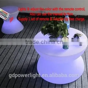 PE Plastic Bar Table With LED Lights and Remote 6040E thumbnail-5