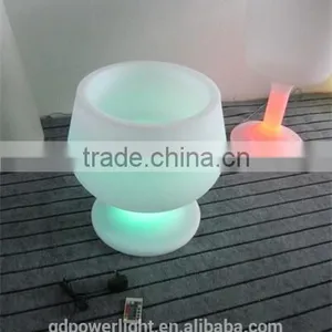 New PE Plastic Flowerpot With LED Light 4151F thumbnail-6