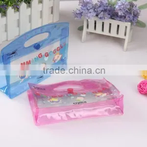 Quality Factory Made Hand Carrier Bags PVC Material Bags With Zipper thumbnail-1