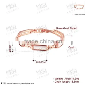 Hot European Custom Handmade 18K Gold Plated Charm Bracelet thumbnail-3