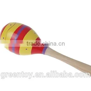 Wooden Maracas Toy Musical Instrument thumbnail-1