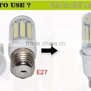 E14 to E27 Fireproof Lamp Holder Converter Socket Base Type Adapter For Led Lamp Bulb thumbnail-4