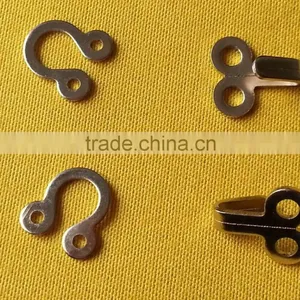 Brass Material Sew-on Metal Hook and Eyes For Ladies Bar and Lingerie --- 6018 thumbnail-3