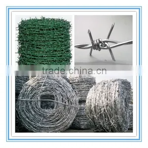 High Quality Galvanized Barbed Wire/PVC Coated Barbed Wire thumbnail-1