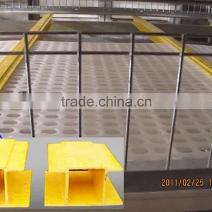 Fiberglass Beam for Poultry Plastic Slats Floor Supporting thumbnail-1