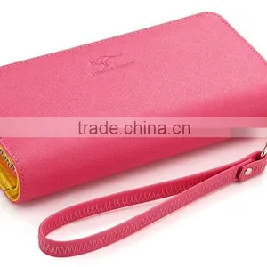 2015 New Design Promotion Pretty pu Leather Rfid Wallet Zipper thumbnail-4