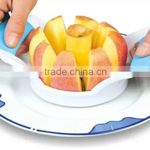 S/S+ABS +PVC18*10.8*5.4 Food Grade Apple Peeler Corer Slicer/stainless Steel Apple Corer thumbnail-1