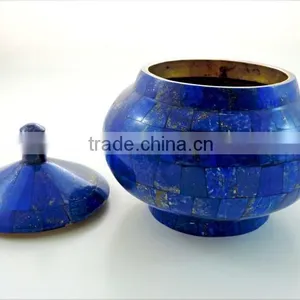 Lapis Lazuli Handmade Bowl thumbnail-1