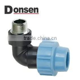 MALE ELBOW WITH BRASS INSERT(PP Compression Fitting) thumbnail-1