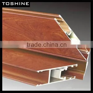 Hot Sale Wood Grain Transfer Aluminum Profile thumbnail-1