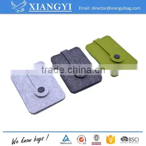 Cheap Promotion Fancy Smart Colorful Felt Key Case Bag Key Chain Mini Bag Key Holder Supplier's Choice thumbnail-3
