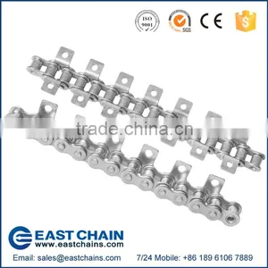 Industry Stainless Steel Roller Chain 08A With SK1 Attachments thumbnail-4