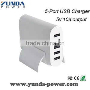 5 Port USB Mobile Phone Charger 5V 10A Output thumbnail-2