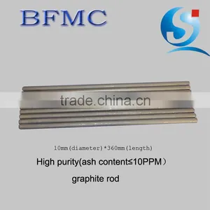 10*360mm Graphite Spectral Analysis Rods 7-10PPM Ash Content Graphite Rod thumbnail-2