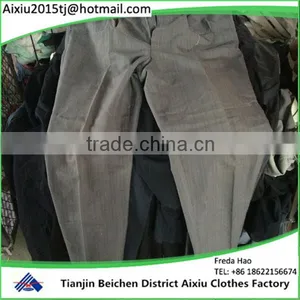 High Quality Used Clothing Men Tergal Pants thumbnail-4