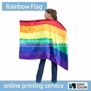 Custom Size Polyester Printed Type Rainbow Flag thumbnail-1