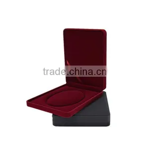 Custom Velvet Jewelry Gift Packaging Pearl Necklace Box thumbnail-3