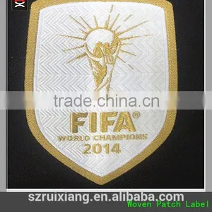 High Grade Woven Tech Adhesive Iron-on Soccer Patch thumbnail-2