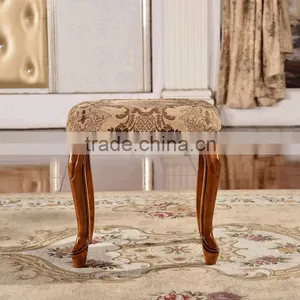 Handmade Vintage Wooden Foot Stool Chair thumbnail-6