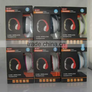 Bluetooth Stereo Headphones B-01 With FM Radio MP3 Player Functional Wireless Headphone thumbnail-6