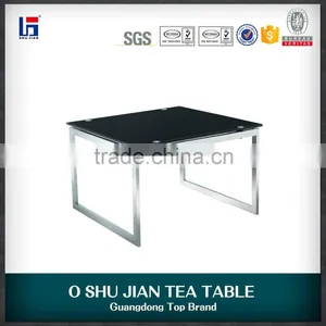 2015 Modern Glass Tea Table Design SJ139S thumbnail-1