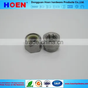 ISO 7040 M16 Stainless Steel Nylon Insert Lock Nut thumbnail-1