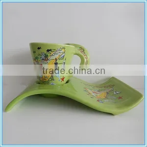 Ceramic Wholesale Cups and Saucers Tourist Souvenir thumbnail-1