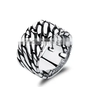 Hot Sale Stainless Steel Jewellery in Stock Wholesale Gay Men Ring thumbnail-2