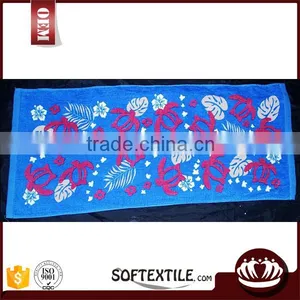Pure Cotton Serging Embroidery Face Towel Bath Towel Beach Towel thumbnail-4