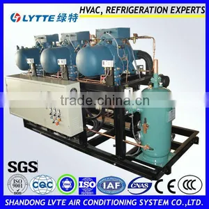 JZHLG Series Middle Temperature Water Cooled Compressor Racks (With Hanbell Screw Compressor) thumbnail-1
