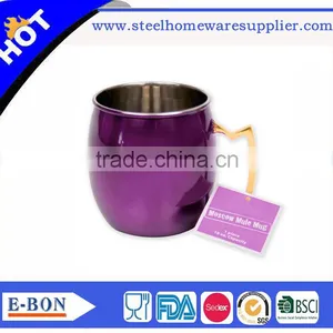 High Quality Classical Stainless Steel Color Mule Mug for Standard Life thumbnail-4
