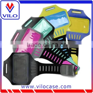 New Products Water Resistant Lycra Fabric Light Weight Gym Jogging Sports Phone Armband thumbnail-5